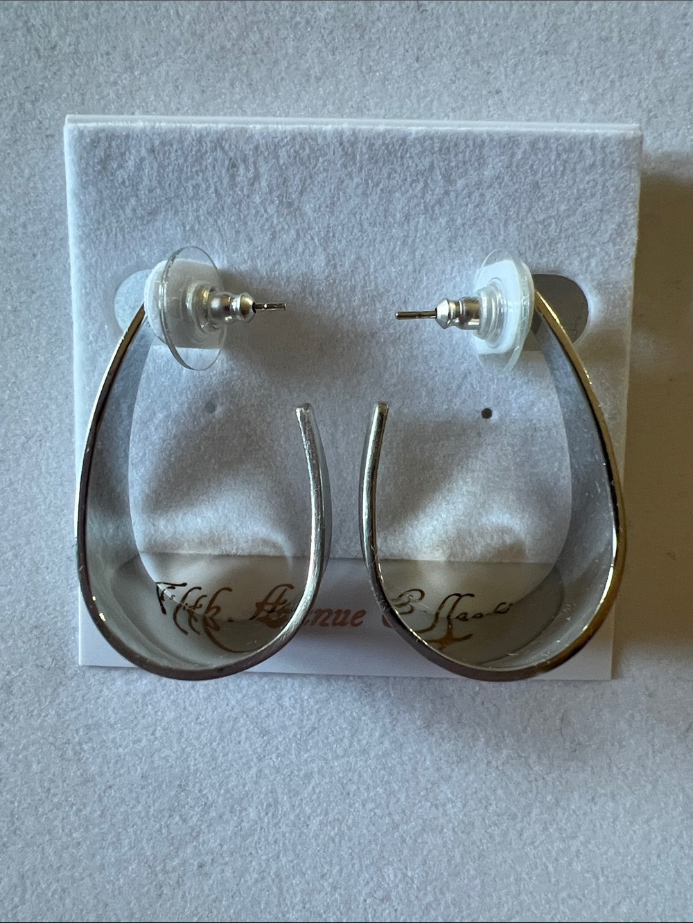 Silver Open Hoop Earrings - Women Accessories
